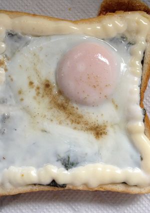 海苔タマヨトースト-レシピのメイン写真