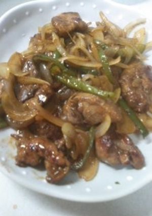 鉄分強化レバニラ風野菜炒め　-レシピのメイン写真