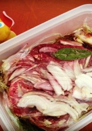牛肉のオイルマリネ♪(下準備)-レシピのメイン写真