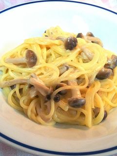 しめじの簡単チーズクリームパスタ-レシピのメイン写真