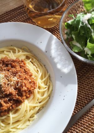 いつもの*ミートソーススパゲティ-レシピのメイン写真