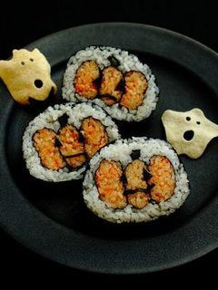 ハロウィンの飾り巻き寿司-レシピのメイン写真