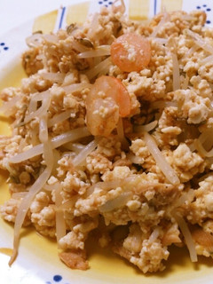 ダイエット!もやしと炒り豆腐の炒めたやつ-レシピのメイン写真