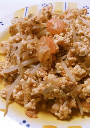 ダイエット！もやしと炒り豆腐の炒めたやつ-レシピのメイン写真