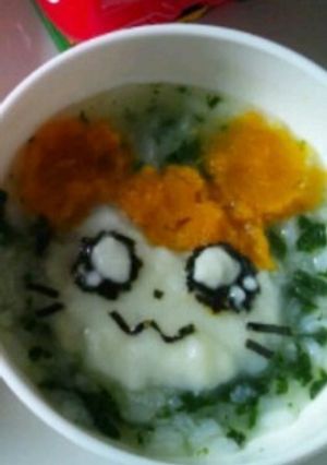 離乳食:中期〜ハム太郎粥-レシピのメイン写真