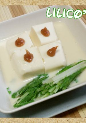 【美レシピ】豆乳de湯豆腐na美人前菜-レシピのメイン写真