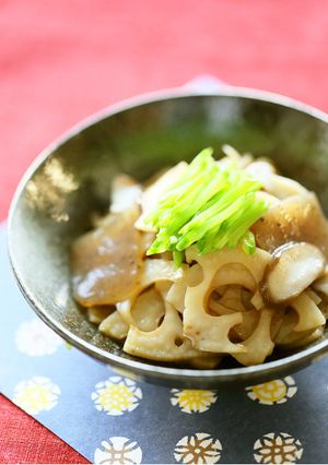 ささっと✚１品！蓮根と蒟蒻の炒め煮-レシピのメイン写真