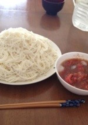 トマトそうめん-レシピのメイン写真