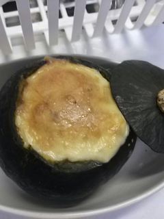 丸ごとかぼちゃグラタン-レシピのメイン写真