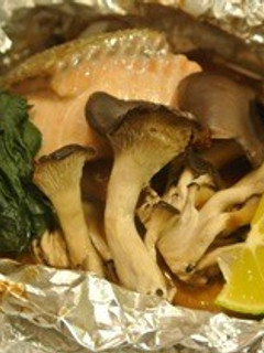 秋鮭ときのこのホイル焼き-レシピのメイン写真
