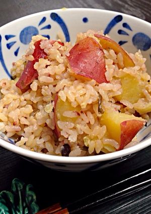 玄米と雑穀米のさつまいもご飯☆-レシピのメイン写真
