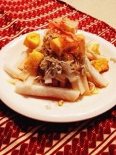 ジャコと油揚げの大根サラダ-レシピのメイン写真