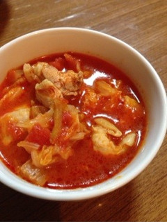 鶏肉と白菜のトマト煮-レシピのメイン写真