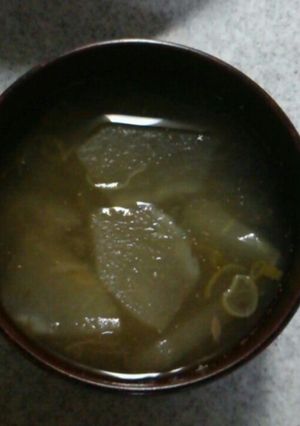 ほっとする♪冬瓜のスープ-レシピのメイン写真