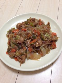豚肉と野菜のオイスターソース炒め-レシピのメイン写真
