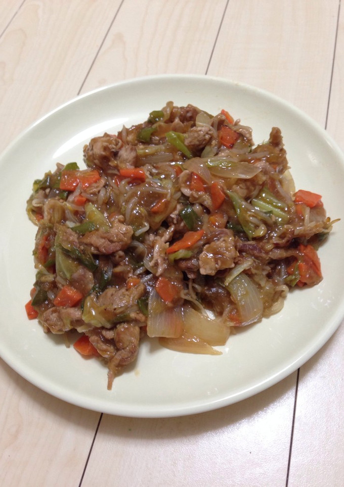豚肉と野菜のオイスターソース炒め-レシピのメイン写真