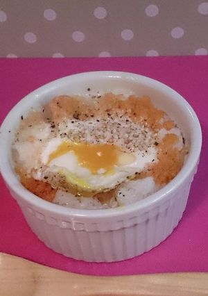 一皿で朝食ココットカマン-レシピのメイン写真