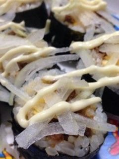 もう一品♪餃子の残り具材で巻き寿司-レシピのメイン写真