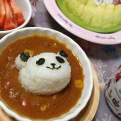 パンダが可愛い＊カレーライス-レシピのメイン写真