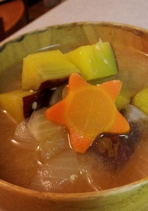 秋の簡単お味噌汁-レシピのメイン写真