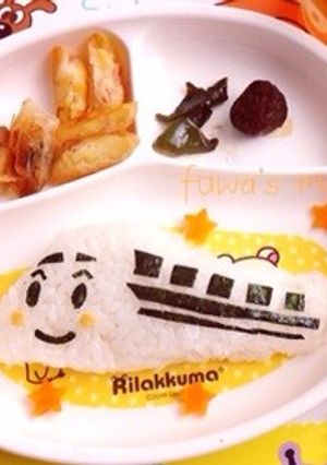 簡単キャラ弁☆しんかんせんくん-レシピのメイン写真