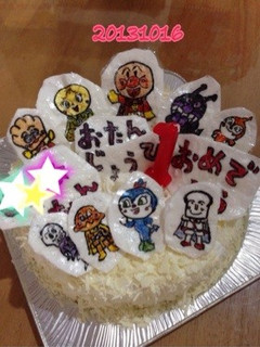 一歳の誕生日ケーキ-レシピのメイン写真