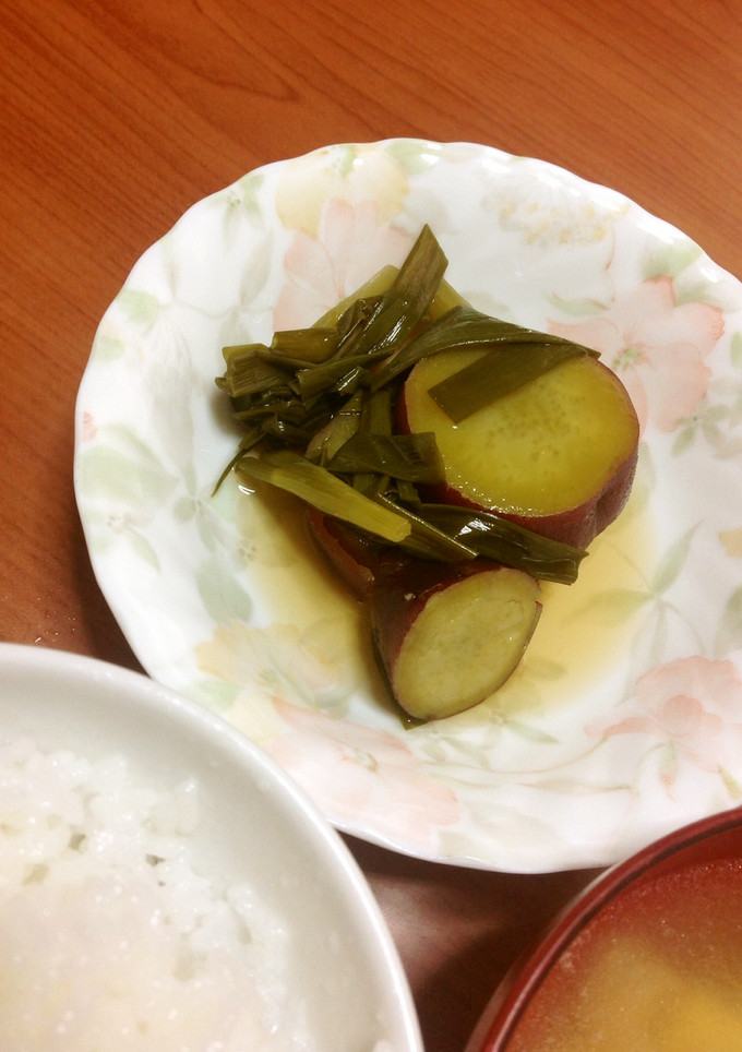 さつまいもと青ねぎの和風だし煮-レシピのメイン写真