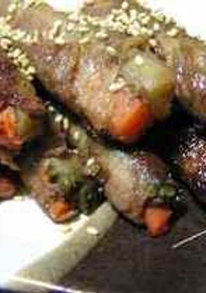 野菜の牛肉巻き-レシピのメイン写真