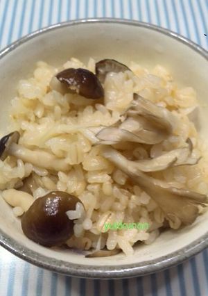 お味薄め*キノコの風味をいただくご飯-レシピのメイン写真