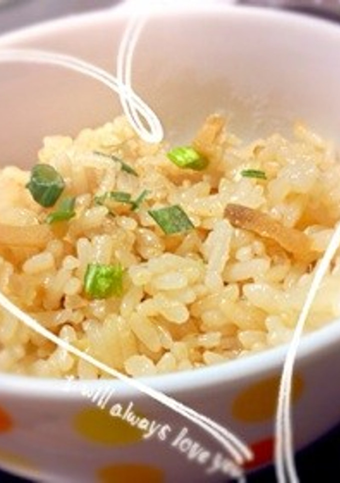 生姜の炊き込みご飯♡-レシピのメイン写真