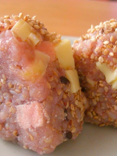 焼きたらことチーズの玄米おにぎり~-レシピのメイン写真