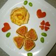 誕生日に♥可愛いオムライス