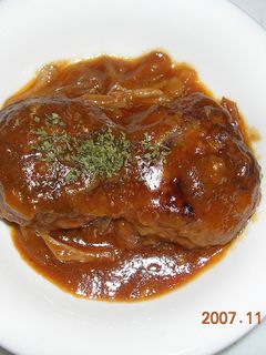 煮込みハンバーグ-レシピのメイン写真