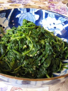 豆苗(Pea Vine)のナムル-レシピのメイン写真