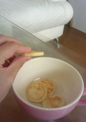卵不使用、フライパンで簡単少量クッキー-レシピのメイン写真