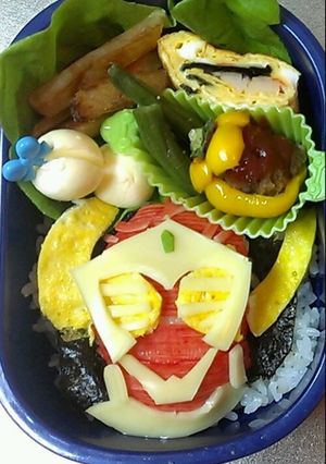 キャラ弁～仮面ライダーバロン～-レシピのメイン写真