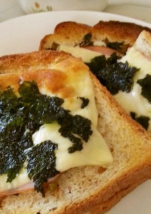 有るもので簡単高菜漬けハムチーズトースト-レシピのメイン写真