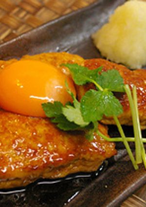 ★黄身を絡ませて・・・・鶏つくね★-レシピのメイン写真