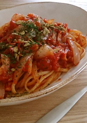 簡単♪トマトペペロンチーノ-レシピのメイン写真