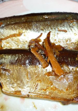 サンマの生姜煮　-レシピのメイン写真
