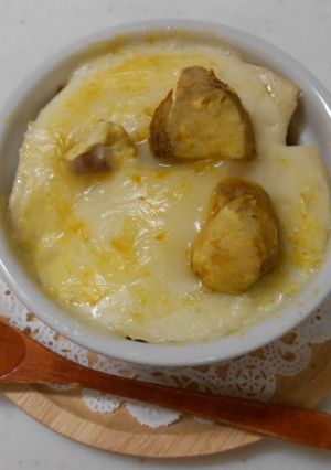 栗とかぼちゃのココットカマン-レシピのメイン写真