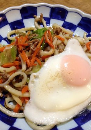 ちゃちゃっと塩麹焼きうどん-レシピのメイン写真