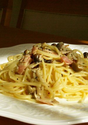 マスタード香るクリームパスタ♪-レシピのメイン写真