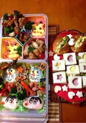 金曜アニメまつり弁当-レシピのメイン写真