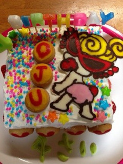 息子バースデーケーキ-レシピのメイン写真