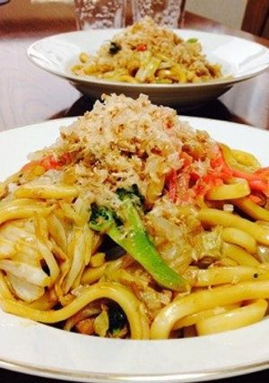 油なし*焼きうどん☆彡-レシピのメイン写真