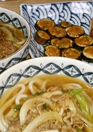 我が家の肉うどん-レシピのメイン写真