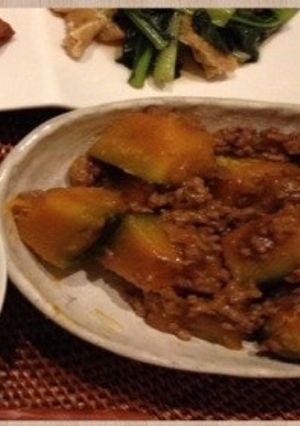 かぼちゃのそぼろあんかけ-レシピのメイン写真