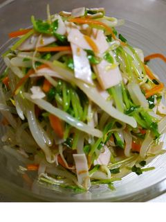 もやしと豆苗のナムル-レシピのメイン写真