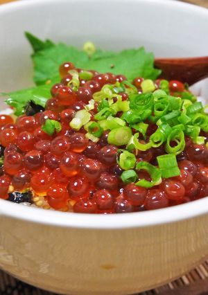 今が旬。わが家の年に一度のいくら丼-レシピのメイン写真